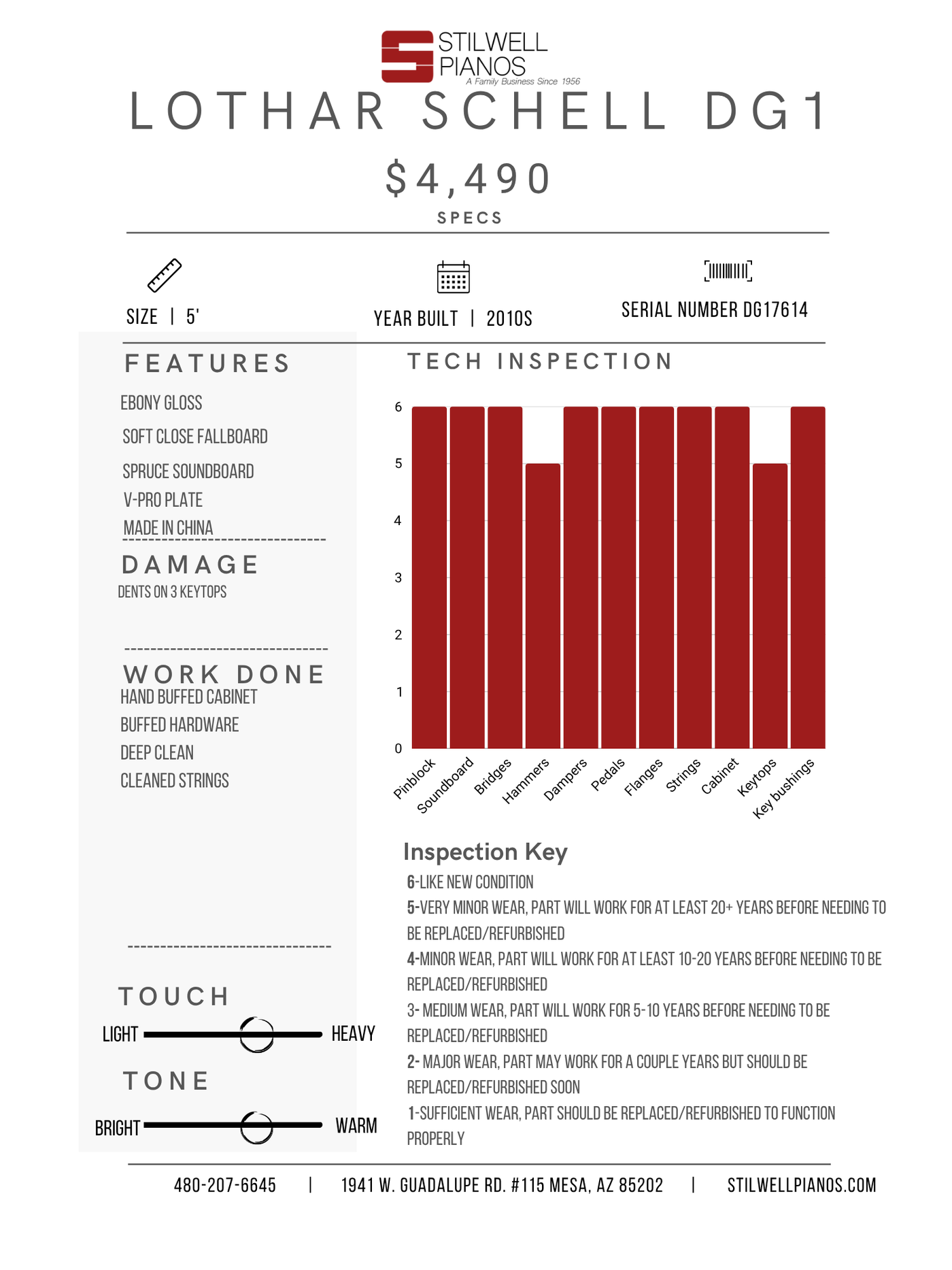 Lothar Schell Baby Grand Piano