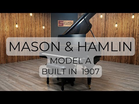 Mason & Hamlin A Parlor Grand Piano