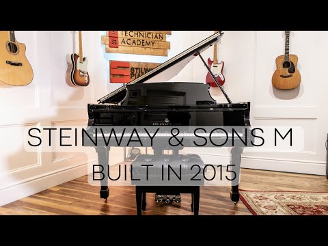 Steinway & Sons M Sterling Edition Baby Grand Piano