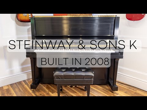 Steinway & Sons K Upright Piano