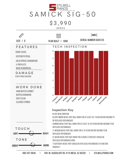 Samick SIG-50 Baby Grand