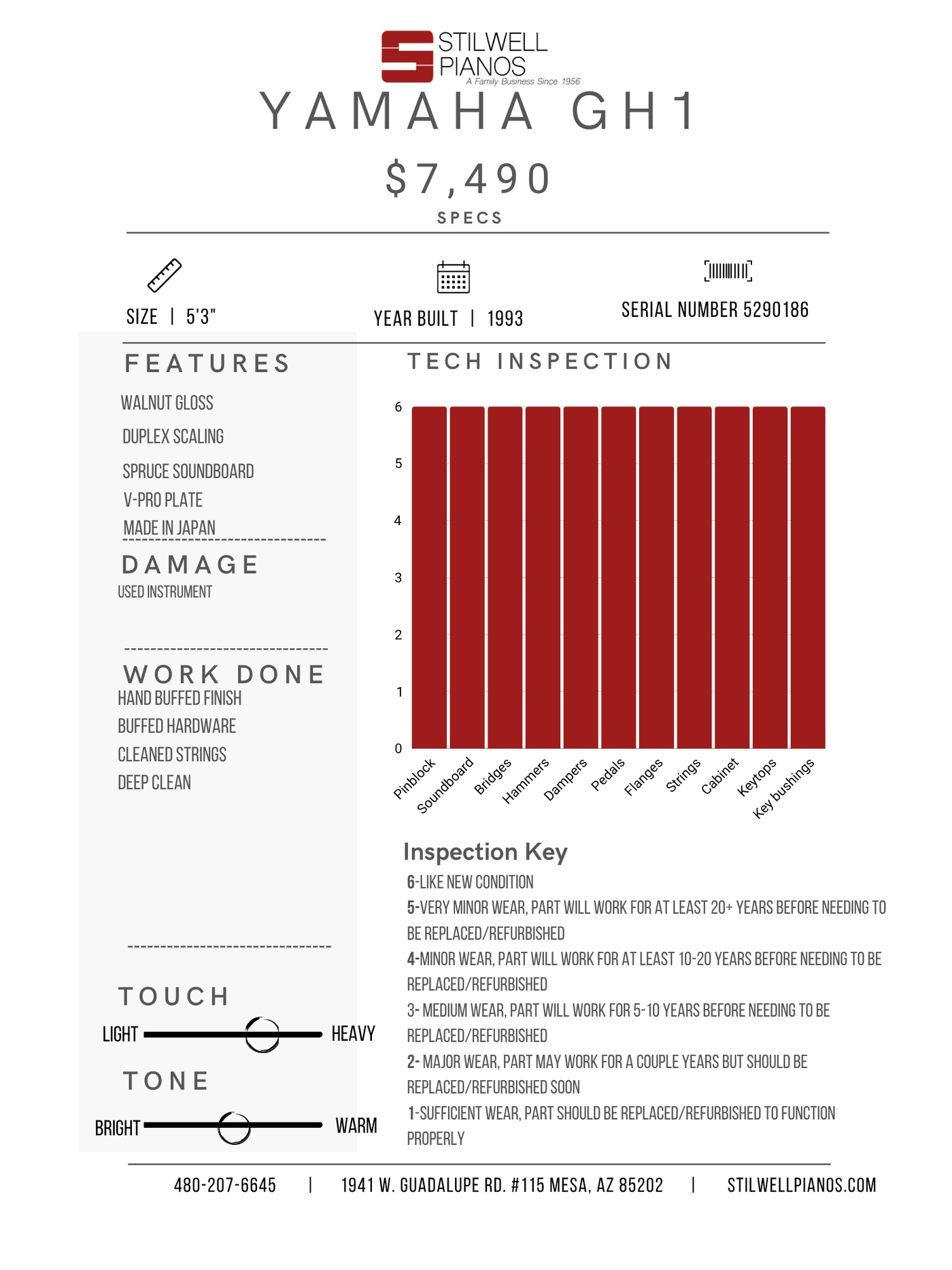 Yamaha GH1 Baby Grand Piano